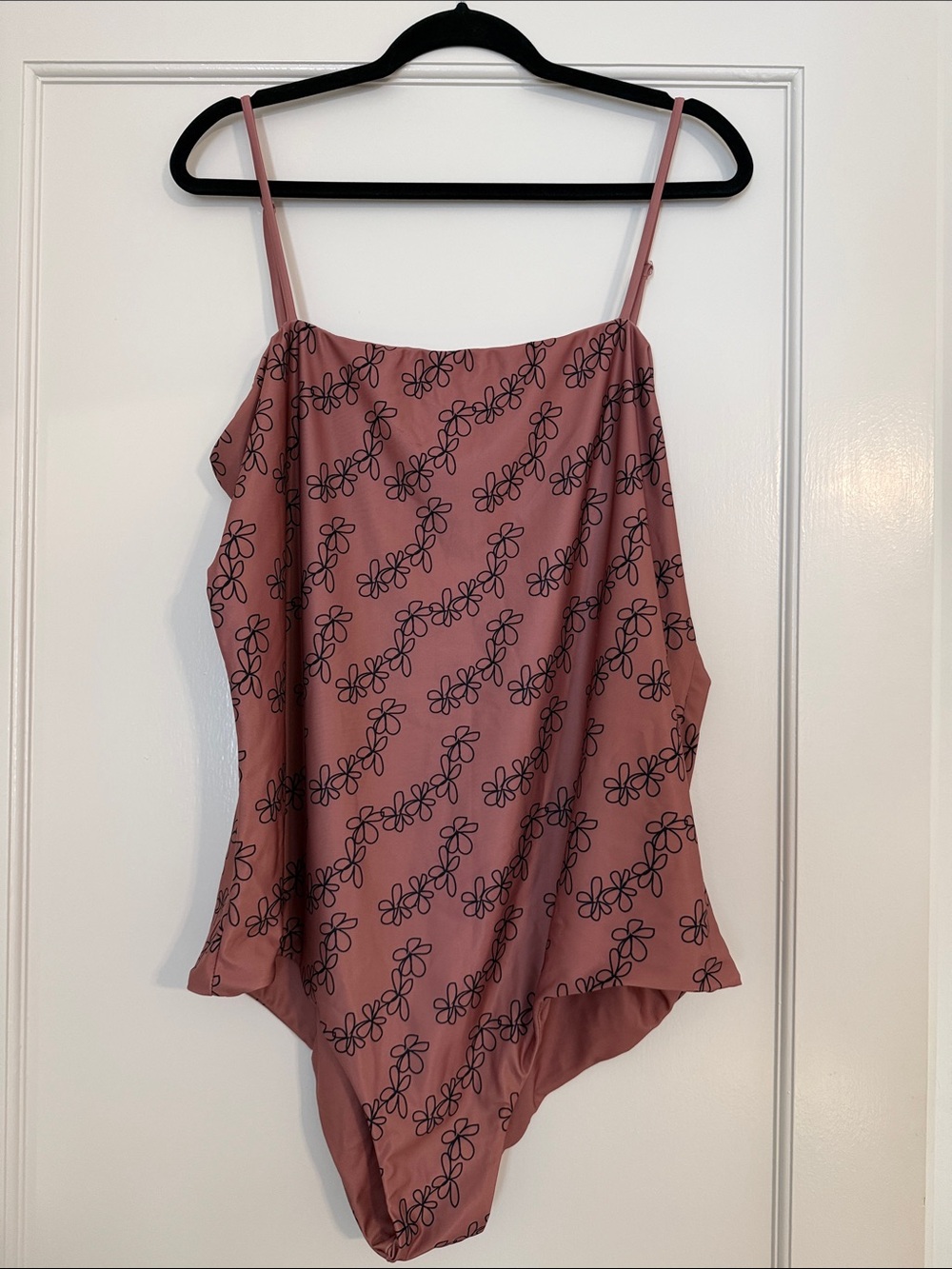 Of One Sea Women’s Mauve Lei One-Piece Swimsuit with Adjustable Straps